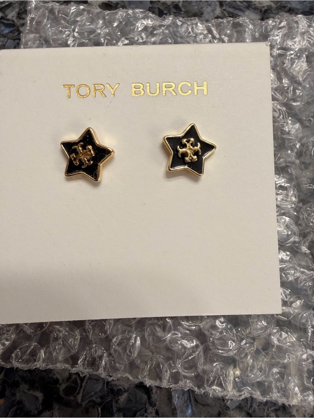 Tory Burch Kira Falling Star Stud Earrings - Picture 4 of 6